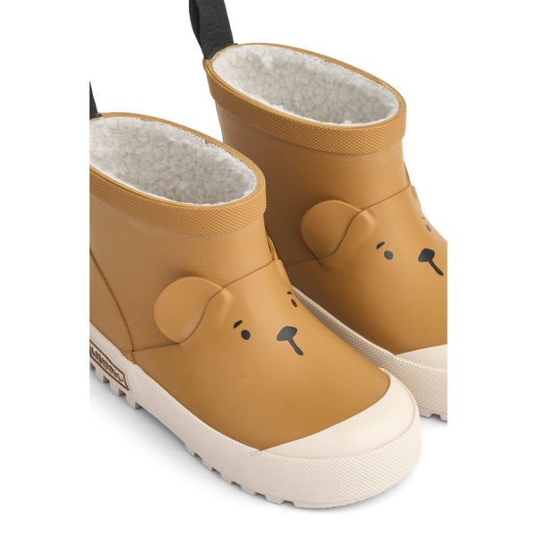 Jesse Bear Thermal Rain Boots Golden Caramel