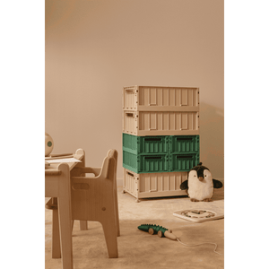 Aufbewahrungsbox Weston in Sandy von Liewood, stapelbar im Kinderzimmer