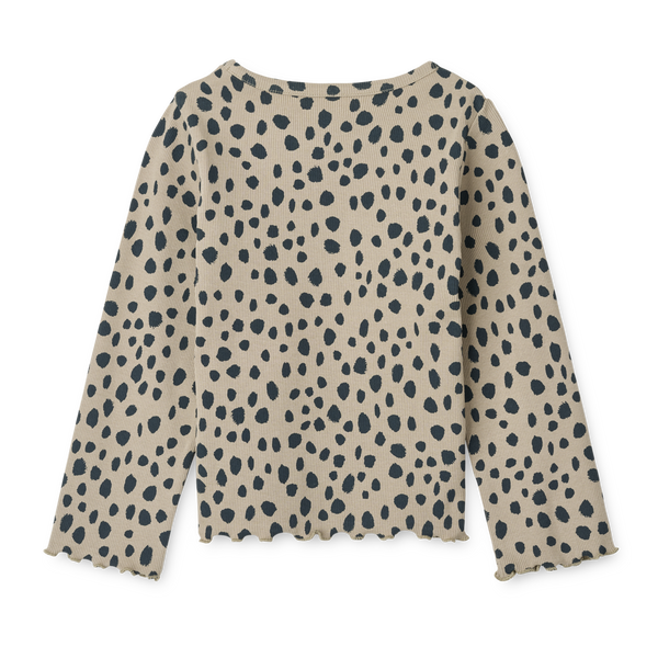 Nieve ribbed long-sleeved shirt Leo Spots 