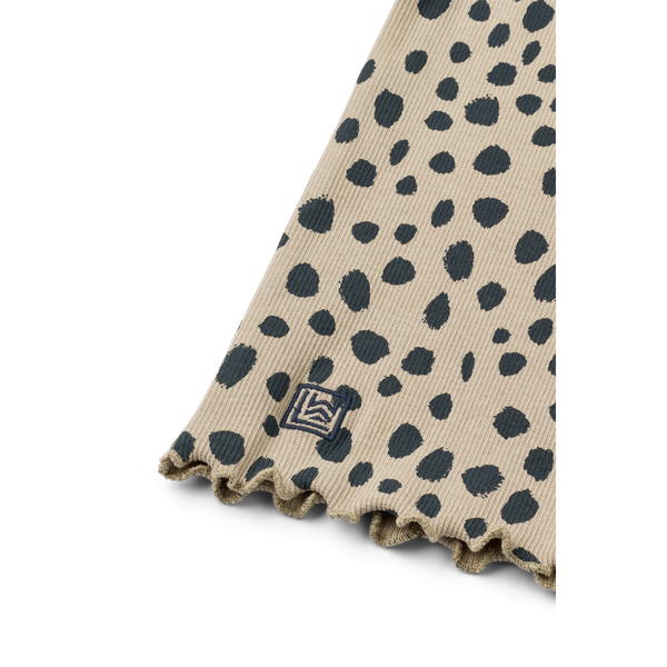 Nieve ribbed long-sleeved shirt Leo Spots 