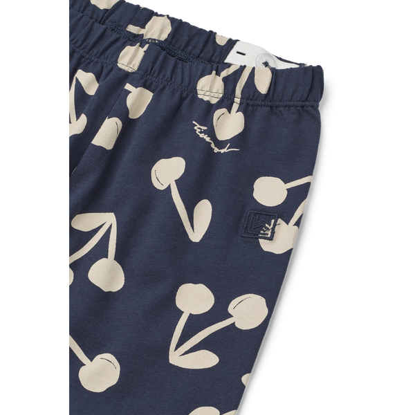 Marie Leggings Cherry blossom / Classic navy 
