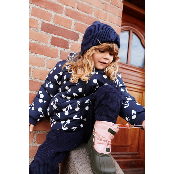 Lina Beanie + Neck Warmer Gift Set Classic Navy