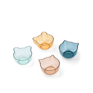 4-Pack Berno Tritan Schüsseln in Tierformen, ideal für Snacks und kleine Mahlzeiten. Bruchsicher und farbenfroh.