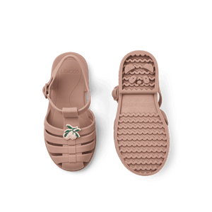 Liewood Bre Sandalen Peach/Dark rose – seitlich