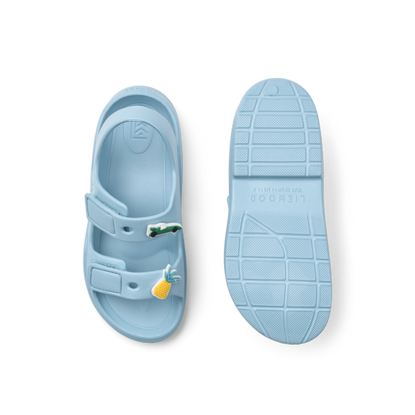 Lilo sandals with charms Beach Blue