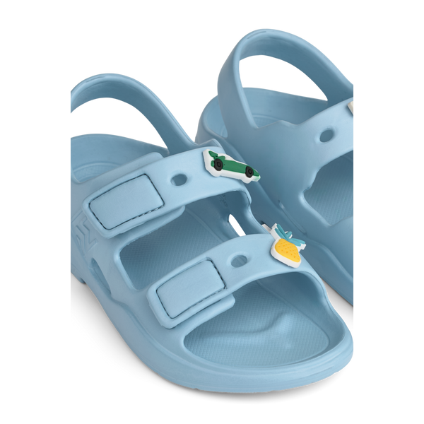 Lilo sandals with charms Beach Blue