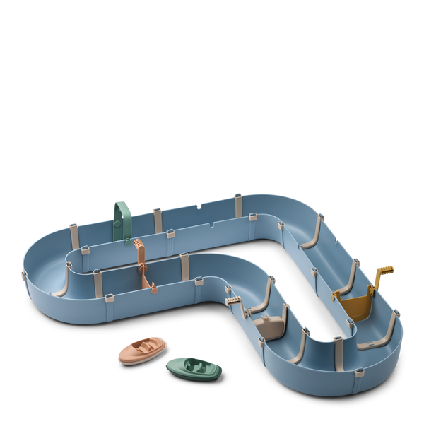 Cassian water slide Beach Blue Mix