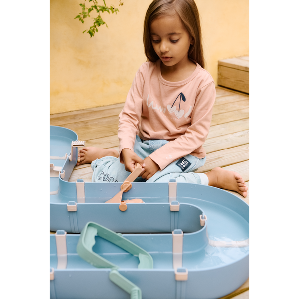 Cassian water slide Beach Blue Mix