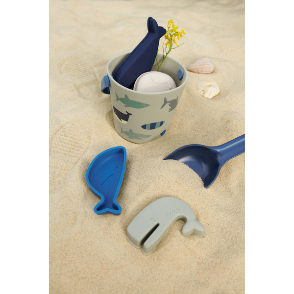 Gilma sand toy set Shark / Dove Blue