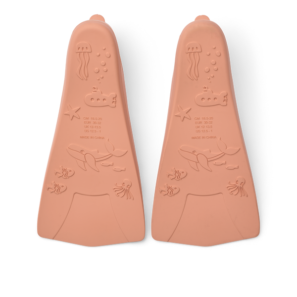 Gustav swimming fins Peach / Tuscany Rose