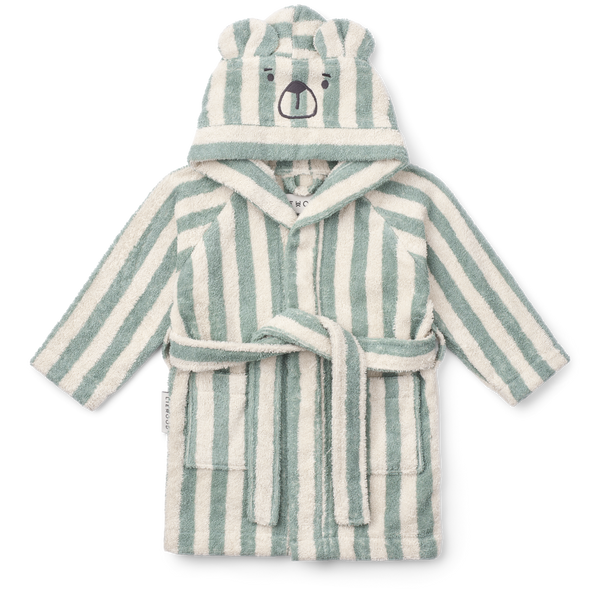Lily bathrobe Peppermint / creme de la creme