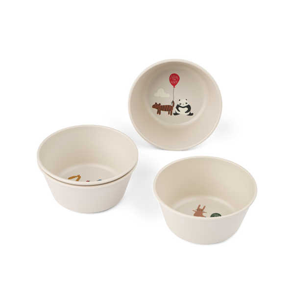 4-Pack Cees Bowls Around the World 