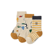 3-pack socks Silas Around the world