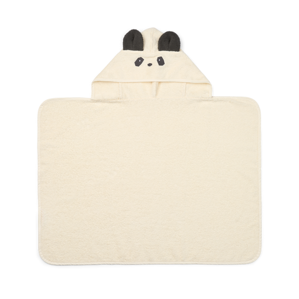 Vilas panda Kaputzen-Badetuch Creme de la creme stripe
