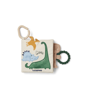Stoffbuch Fey von Liewood in Dino Roar / Dove Blue