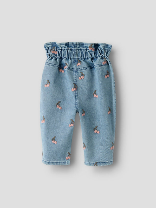 Jeans Medium Blue Denim Cherry