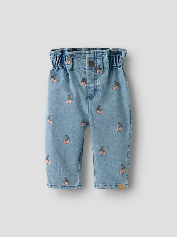 Jeans Medium Blue Denim Cherry