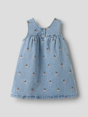 Lil'Atelier Spencer Denim-Kleid Medium Blue – getragen