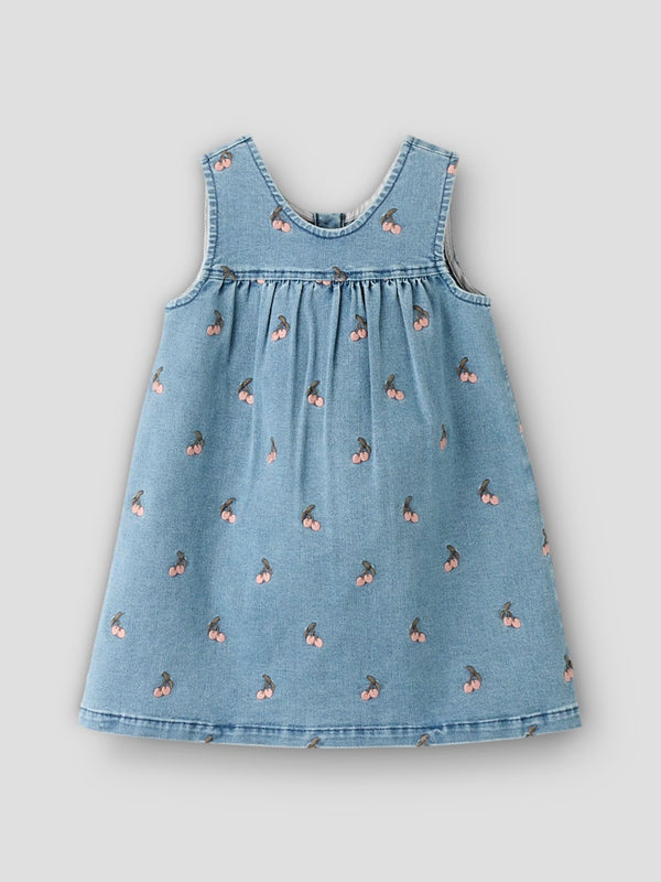 Spencer Dress Medium Blue Denim Cherry