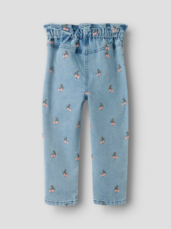 Jeans Medium Blue Denim Cherry