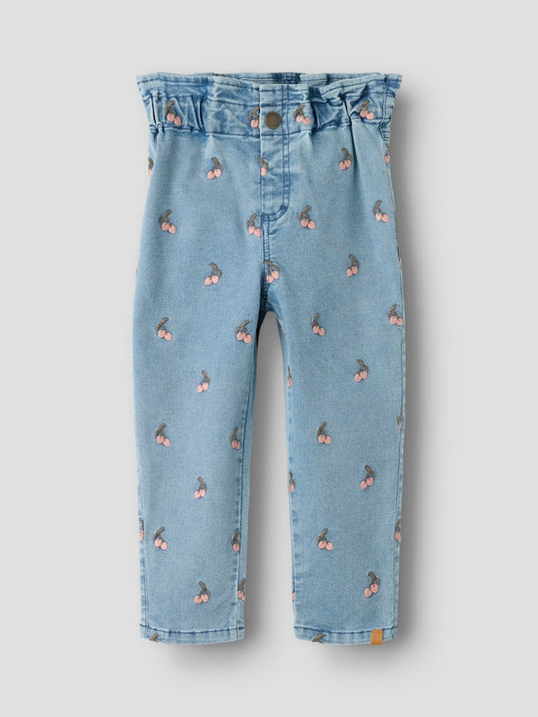 Jeans Medium Blue Denim Cherry