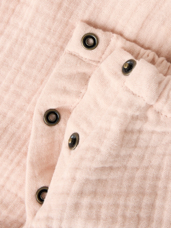 Musselin-Overall Peach Whip