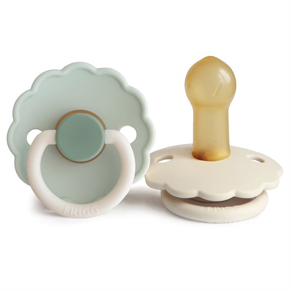 2-Pack Latex Pacifiers Daisy Little Darling/Cream