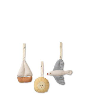 Dear April Baby-Spielzeugset Nemo Sailboats aus Leinen