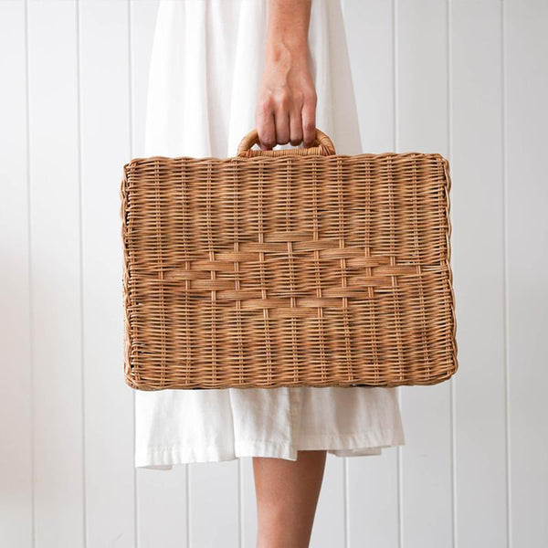 Toaty Rattan Suitcase