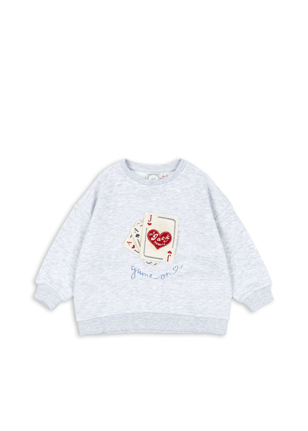 RHW X KS Jack Sweater Light Gray Melange