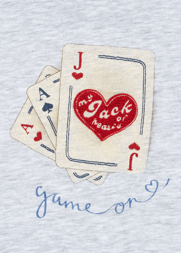 RHW X KS Jack Sweater Light Gray Melange