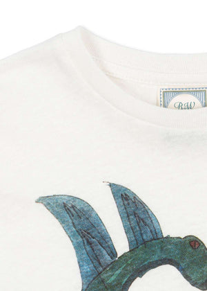 Kind im Jongleur T-Shirt Antique White von Konges Sløjd x Rosie HW