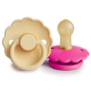 2-Pack Latex Pacifiers Daisy Daffodil/Fuchsia