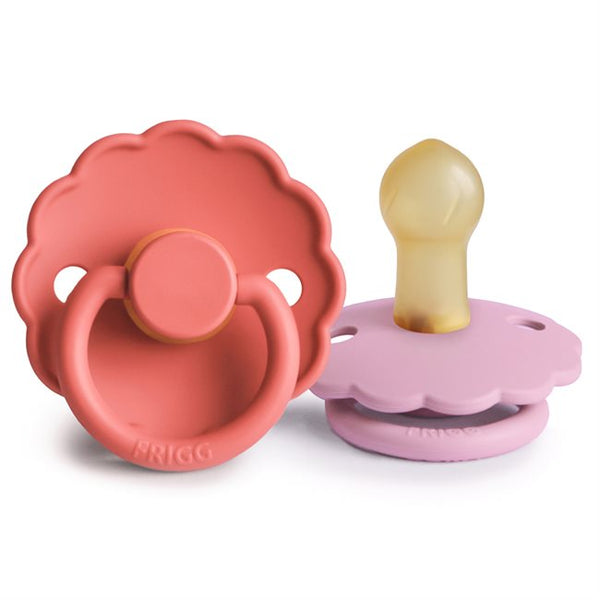 2-Pack Latex Pacifiers Daisy Poppy/Lupine