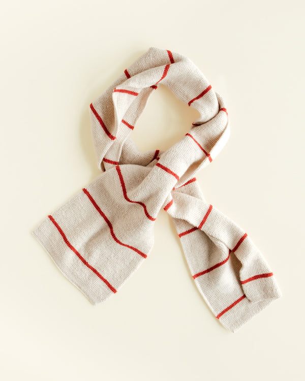 Scarf Igor Cream / Red