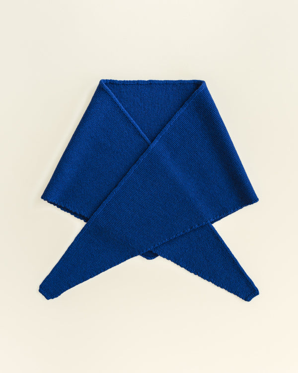 Triangle scarf Josephina Cobalt Blue