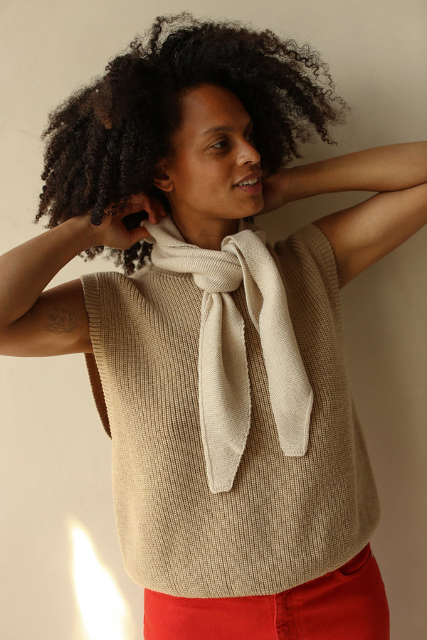 Triangle Schal Josephina Cream