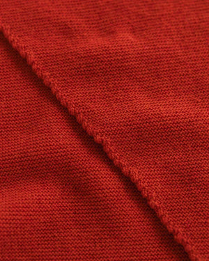Strickstruktur des Hvid Schals Josephina Red im Detail