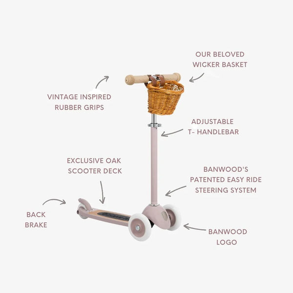 Scooter Dusty Pink
