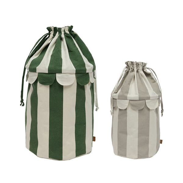 Set of 2 storage baskets Saga Clay/Green