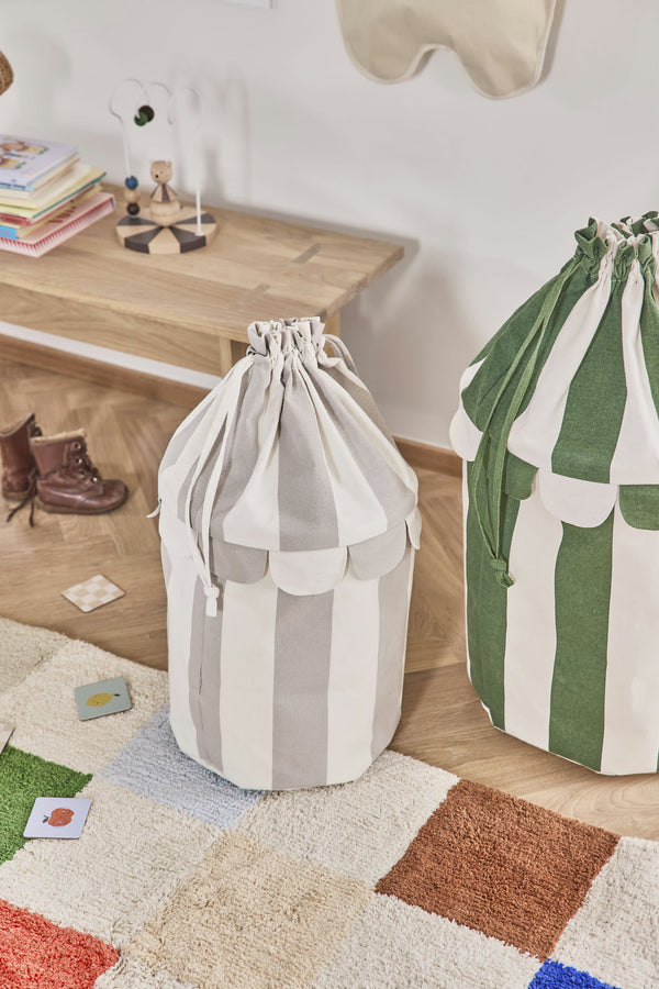 Set of 2 storage baskets Saga Clay/Green