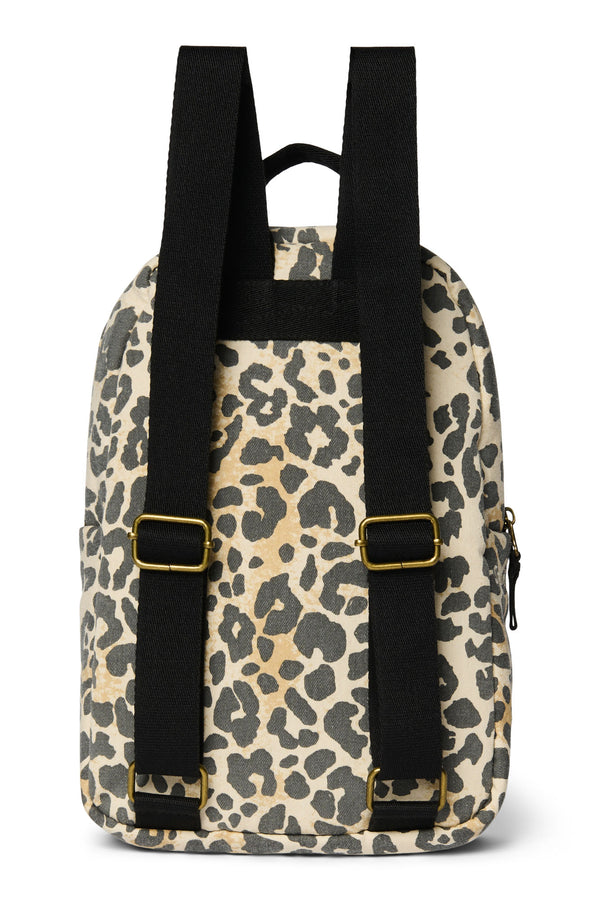 Soft Cotton Leopard Mini Backpack