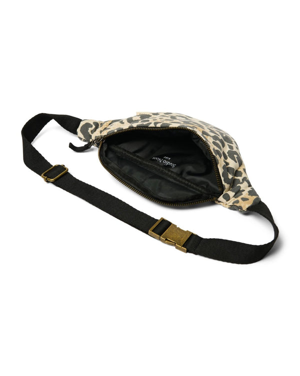 Soft Cotton Leopard Belt Bag for Kids