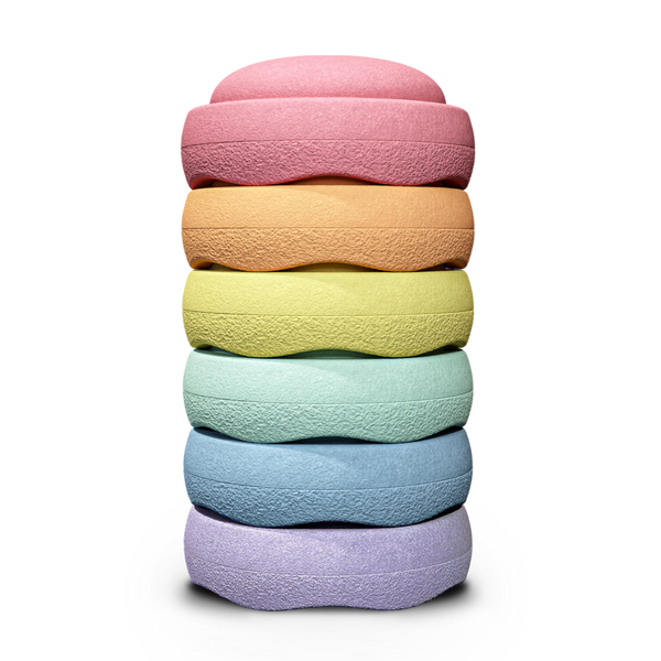 Stapelstein Mini Rainbow Pastel 6 (6 pcs.)