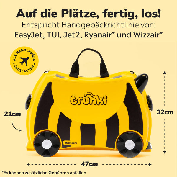Bernard the Bee Trunki Travel Suitcase