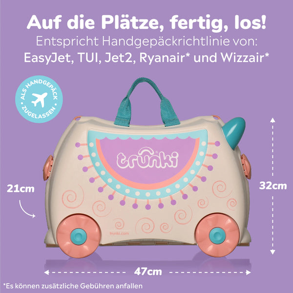 Lola the Llama Trunki suitcase