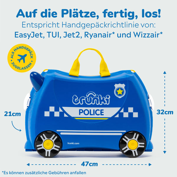 Percy the Police Car Trunki Travel Case