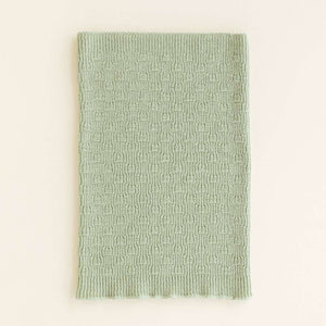 Hvid Tube Schal Gigi Mint, Detail des Strickmusters