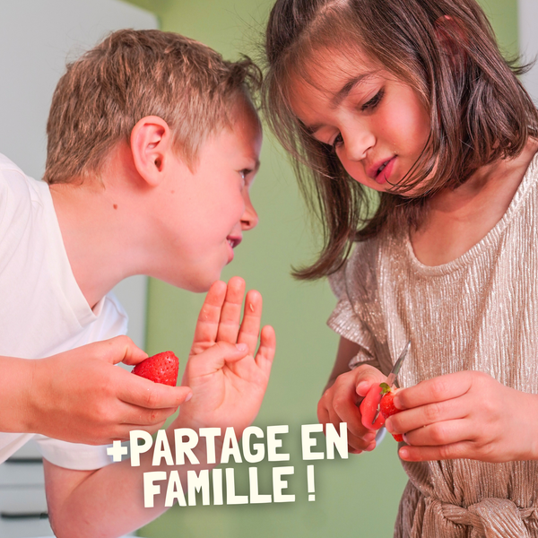 Children's Knife GENIUS CUT Blueberry Cream