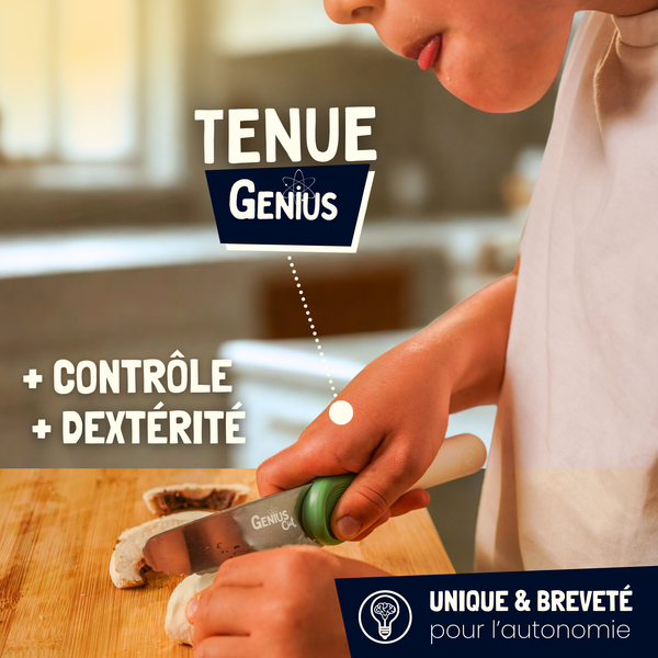 Children's Knife GENIUS CUT Blueberry Cream